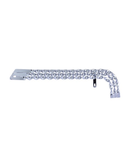 20 Lowrider Triple Flat Twisted Chain Guard Chrome.